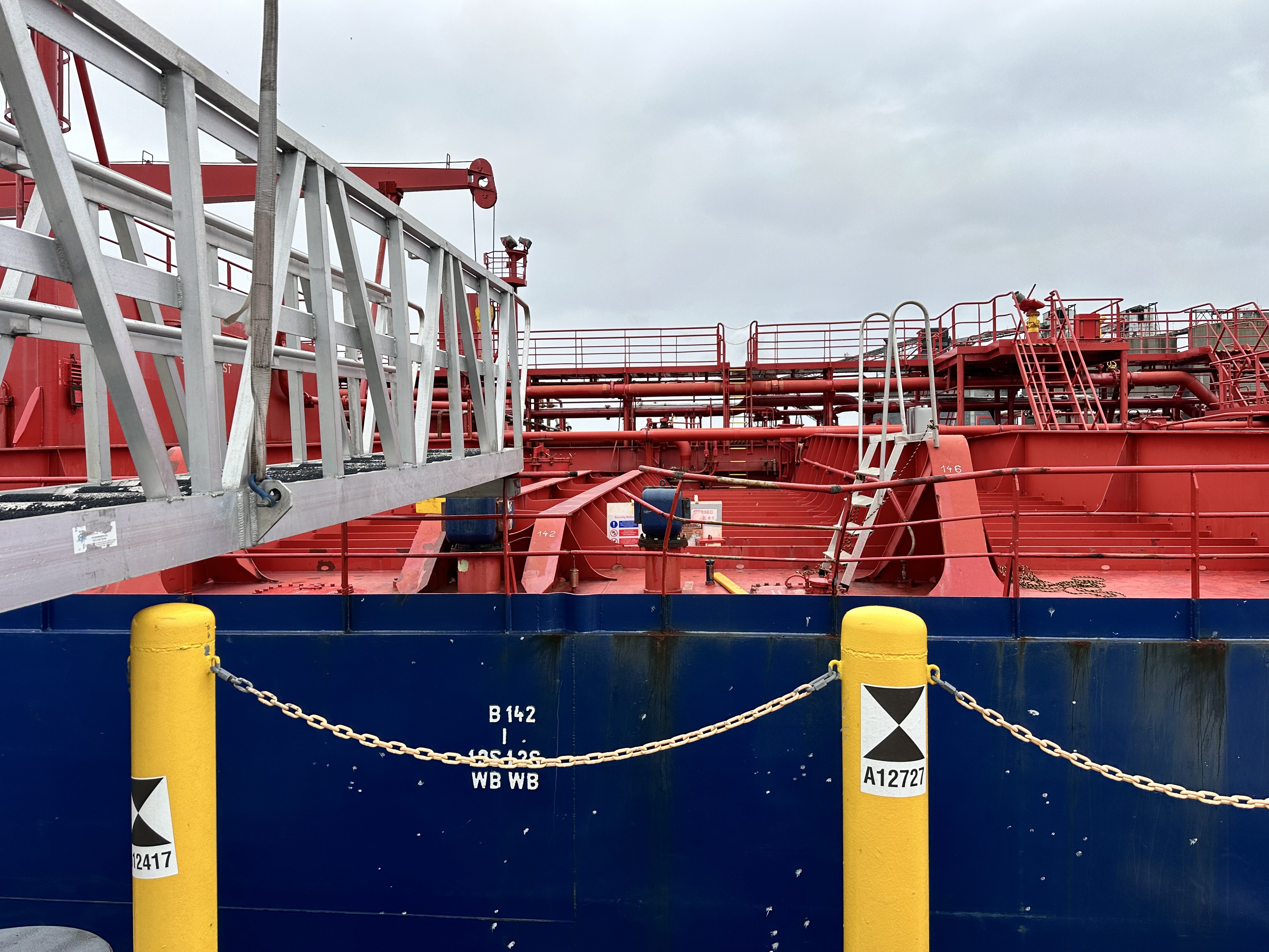 Vessel at berth